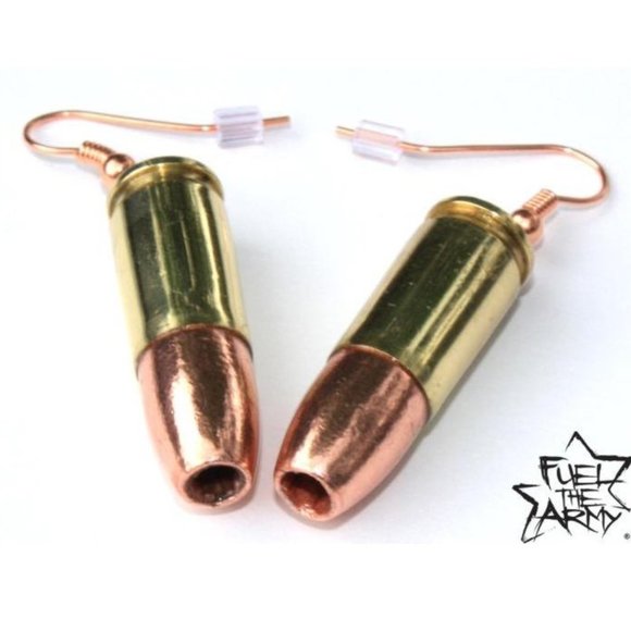 Hand Made, 9MM Copper Loop Earrings - Picture 1 of 1